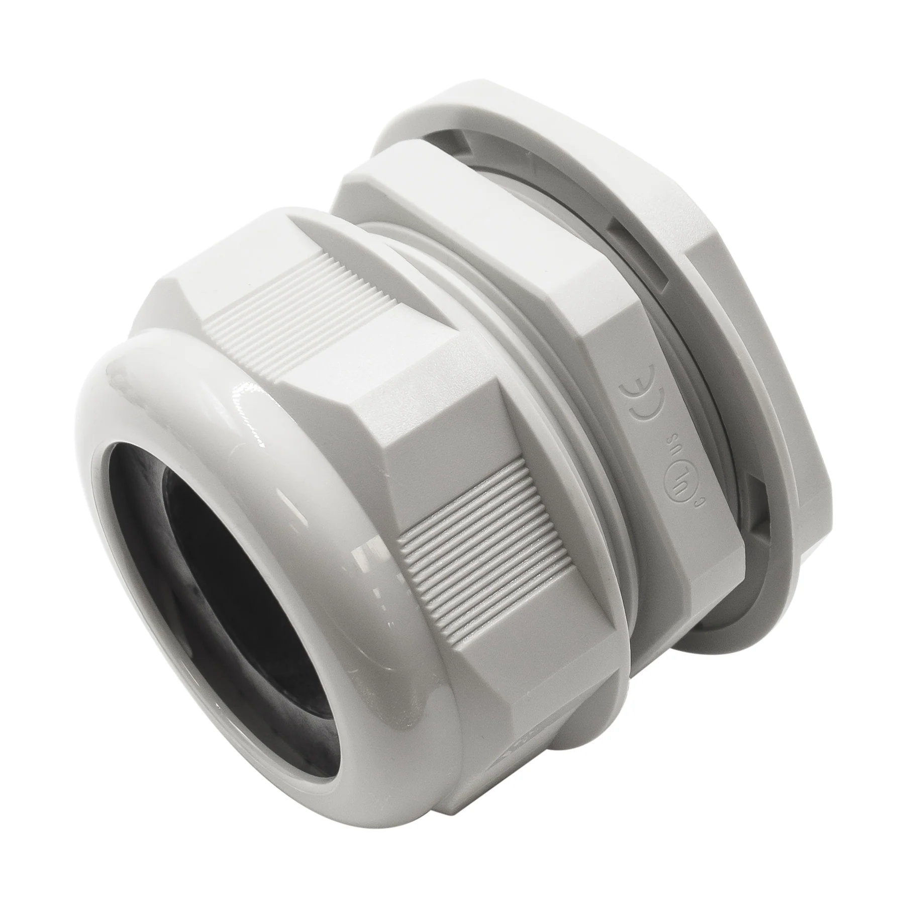 P4844GY - PG48 Thread Nylon Cable Gland, Gray, Range: 1-7/16" to 1-3/4", UL Listed, IP68, IP69K - 1 Piece - Image 2