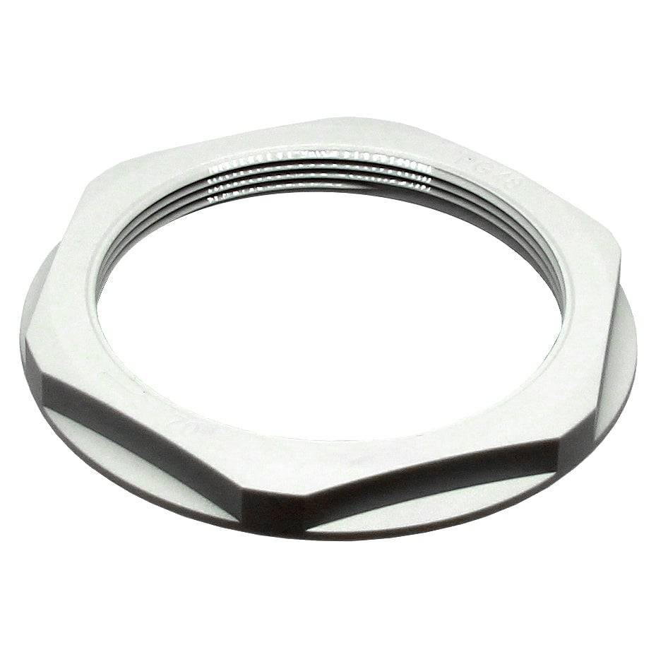 PG48 Thread Nylon Lock Nut for PG Cable Glands, Gray, UL Approved, 1 Piece - PG48GY-LN
