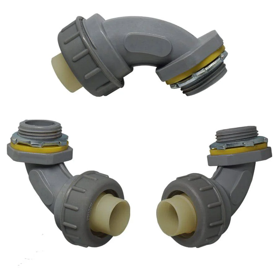 PLT7590 - 3/4" PVC Liquid Tight Connector - 90°