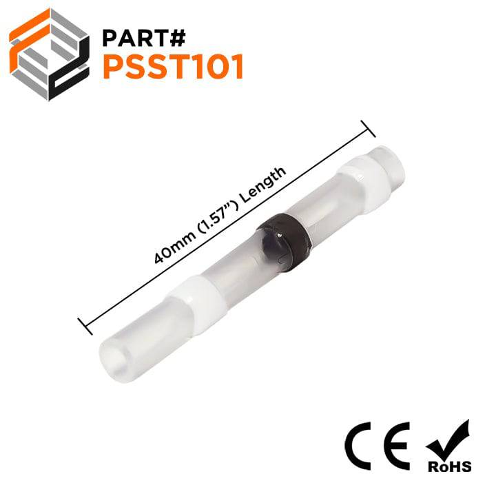 PSST101 - Heat shrink Solder Sleeve - 26-24 AWG - White