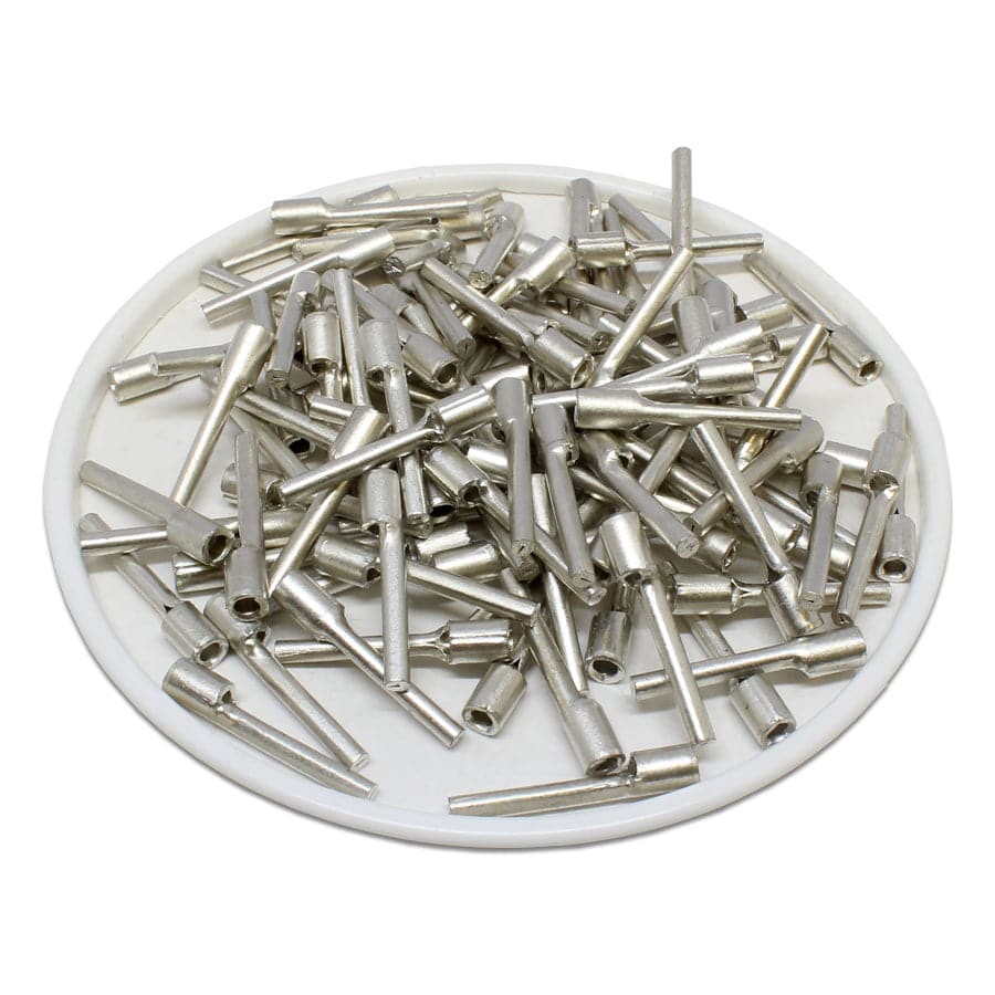 22-16 AWG Non Insulated Pin Terminals, 9/16" Pin, UL Approved, 100 Pieces - PTNB1-14
