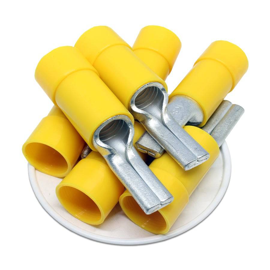 PTNYB70-25 - Nylon Insulated Pin Terminals - 2/0 AWG - Yellow