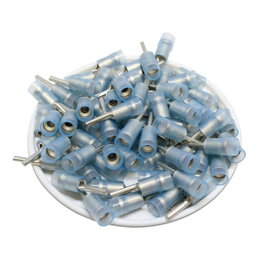 PTNYD2-10 - Nylon Insulated Pin Terminals - 16-14 AWG - Double Crimp