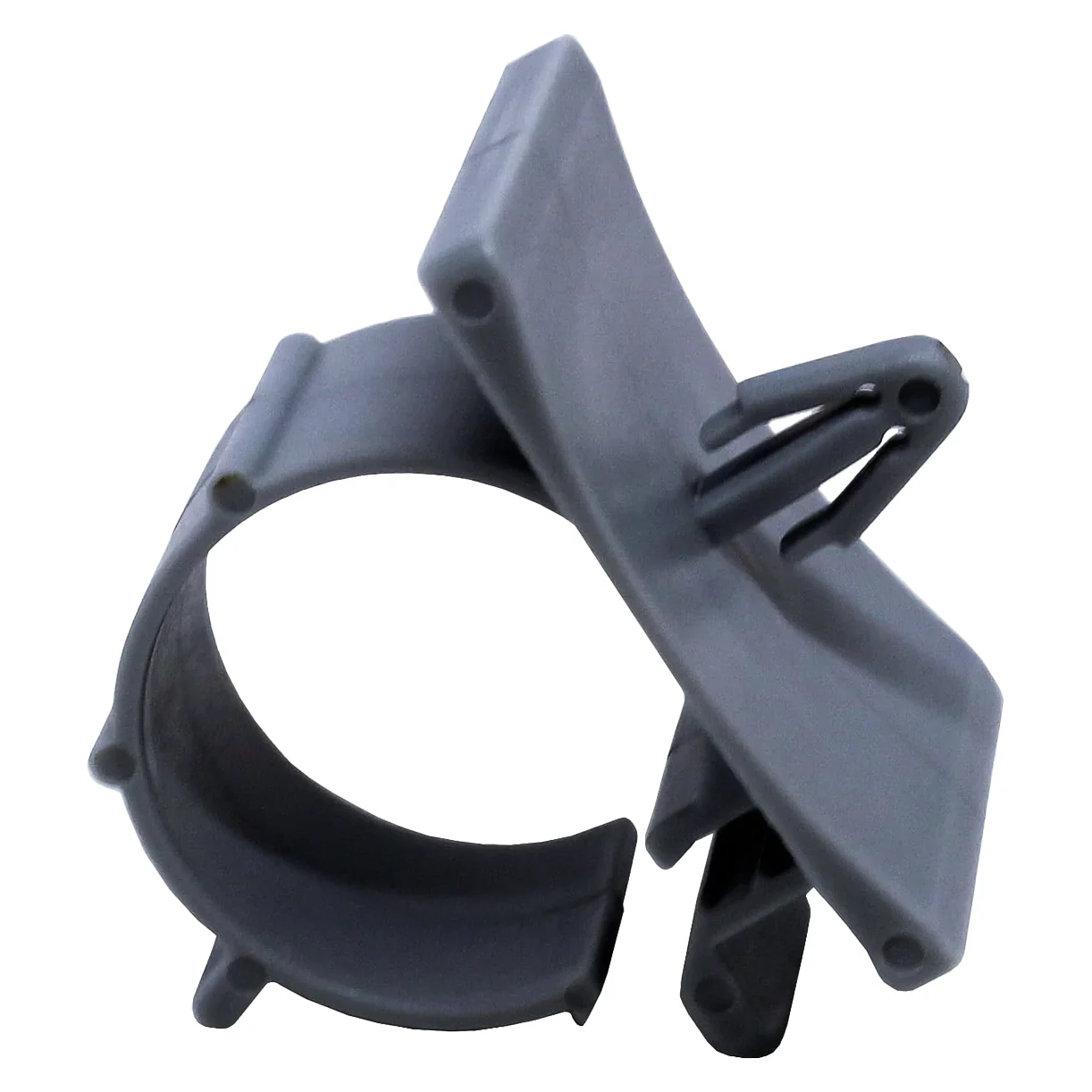 PTS-1618 - Nylon Adjustable Push Mount Cable Clamps, Gray, Range: 5/8" to 11/16", 25 Pieces - Image 3
