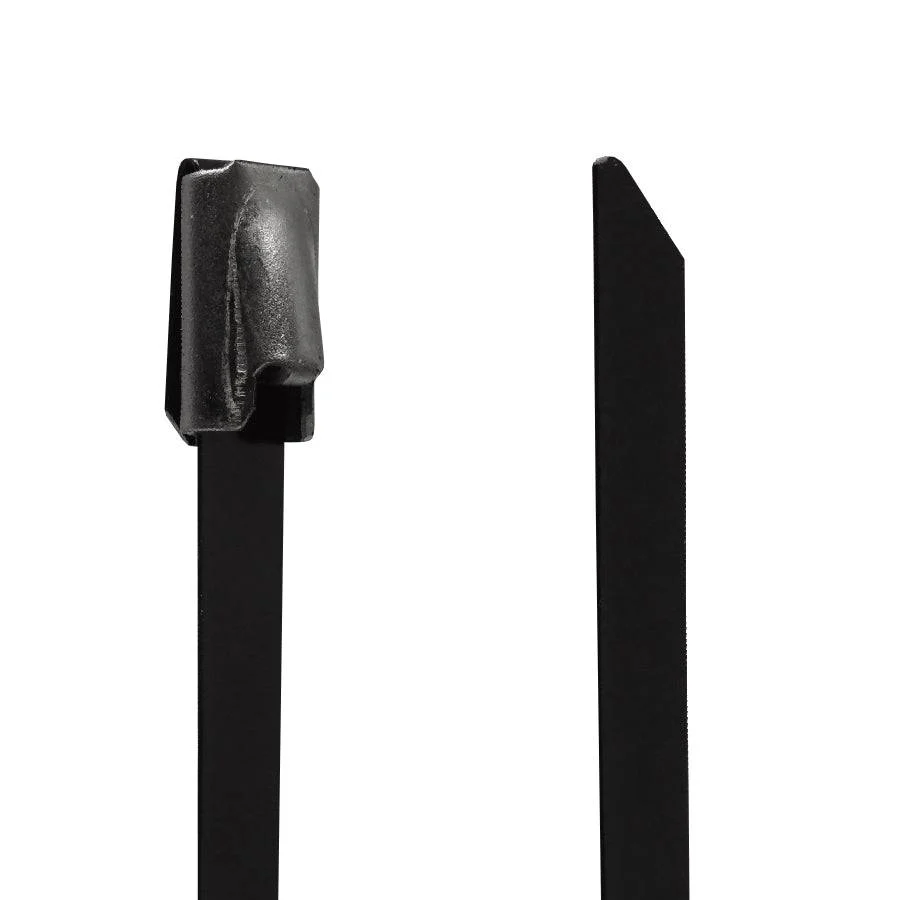 PVC304-46350 - 14" Standard PVC Coated Stainless Steel Cable Ties, 200lb Tensile Strength, 304 Grade, 50-Pack