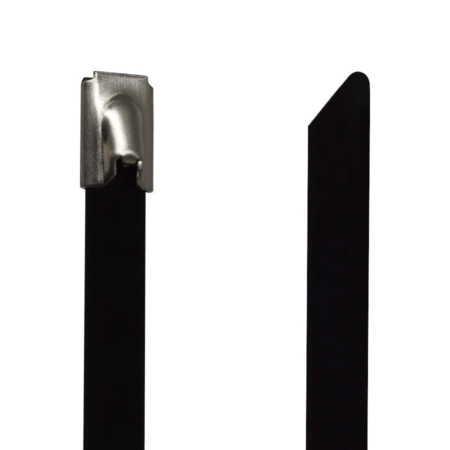 PVC304-79150 - 6" Standard PVC Coated Stainless Steel Cable Ties, 200lb Tensile Strength, 304 Grade, 50-Pack