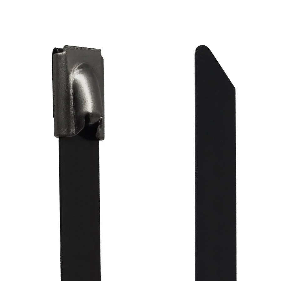 PVC304-79175 - 7" Standard PVC Coated Stainless Steel Cable Ties, 200lb Tensile Strength, 304 Grade, 50-Pack