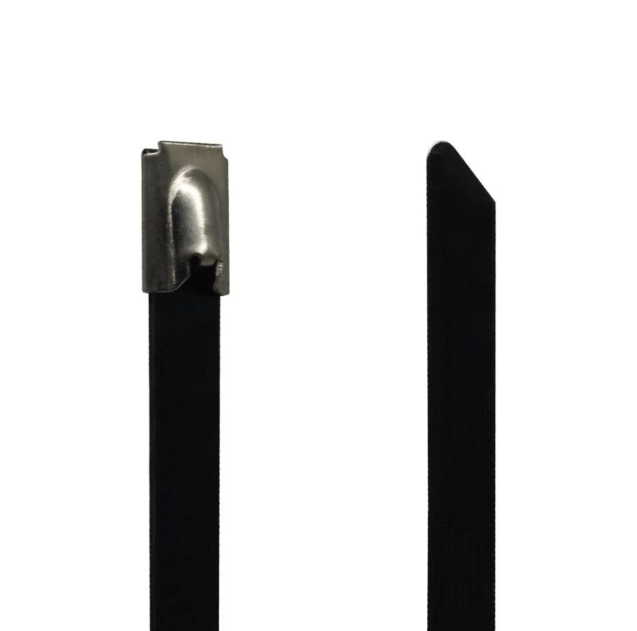 PVC304-79800 - 32" Standard PVC Coated Stainless Steel Cable Ties, 200lb Tensile Strength, 304 Grade, 25-Pack