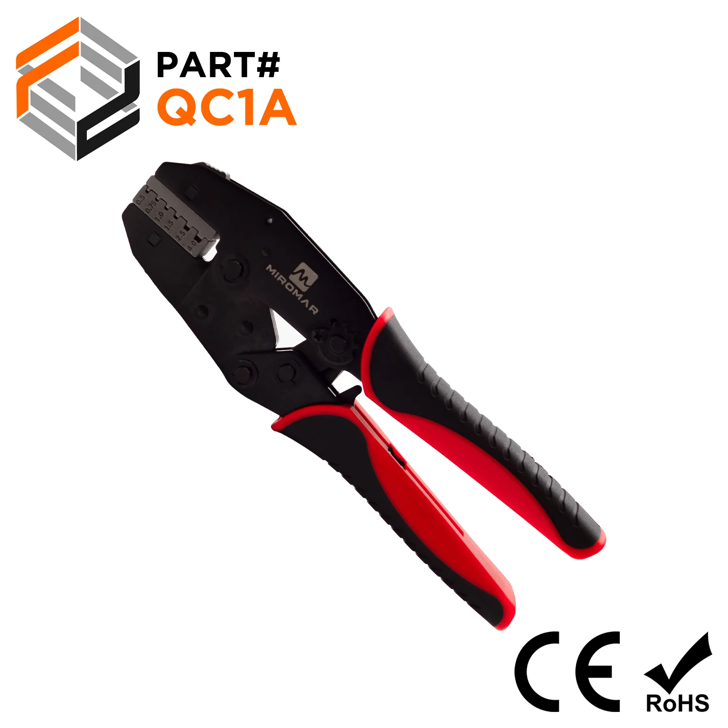 Quick-Change Tool & Die Set for Wire Ferrules (22 to 12 AWG) - QC1A