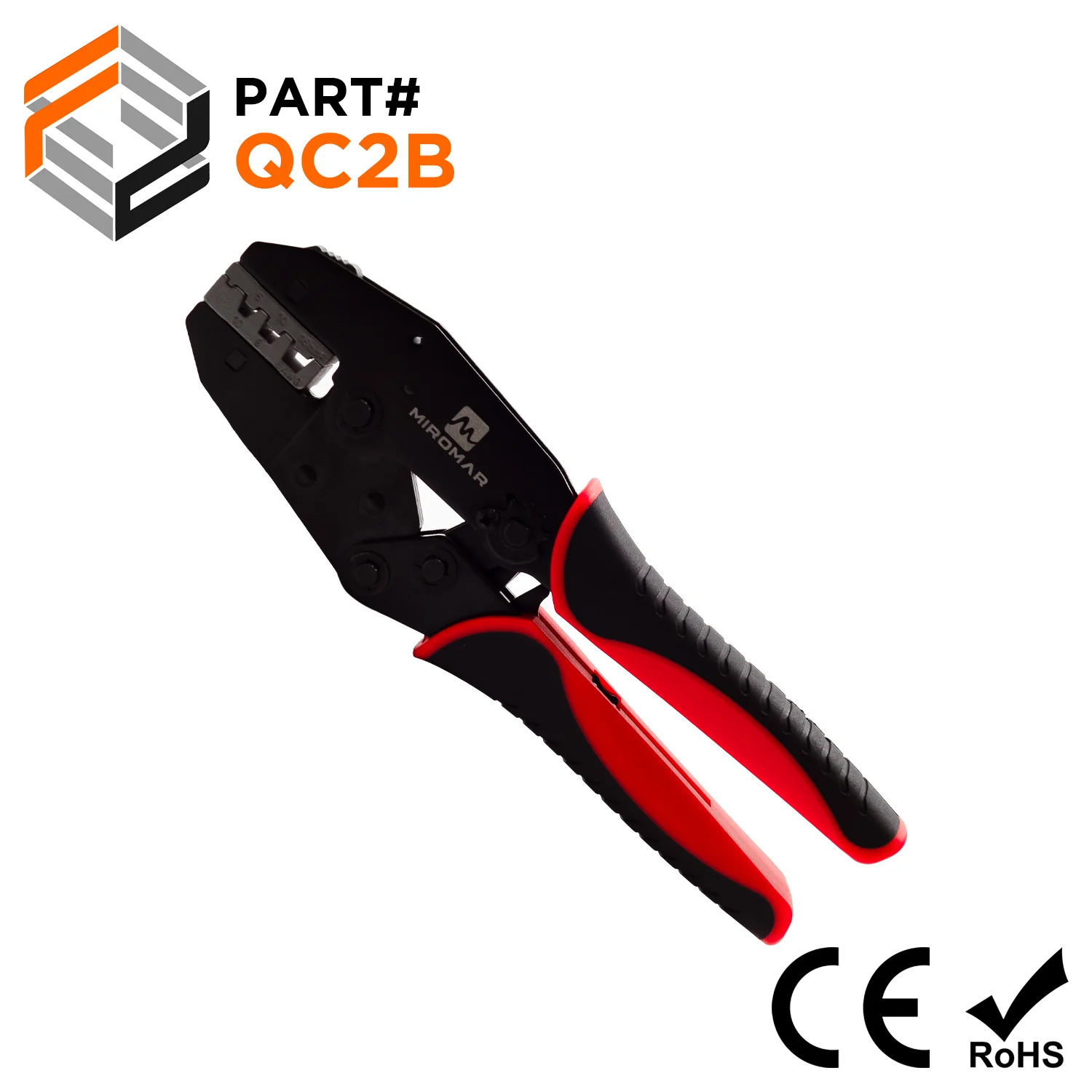 Quick-Change Tool & Die Set for Wire Ferrules (10 to 6 AWG) - QC2B