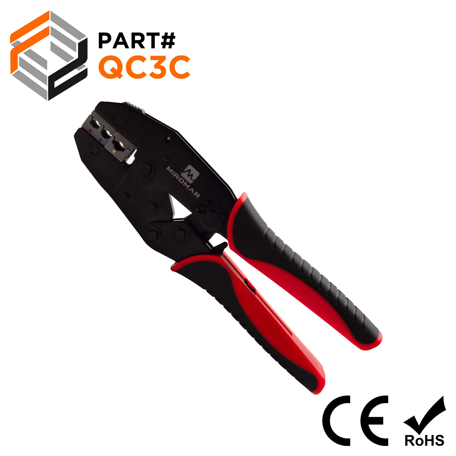 Quick-Change Tool & Die Set for Insulated Terminals (22 to 10 AWG) - QC3C