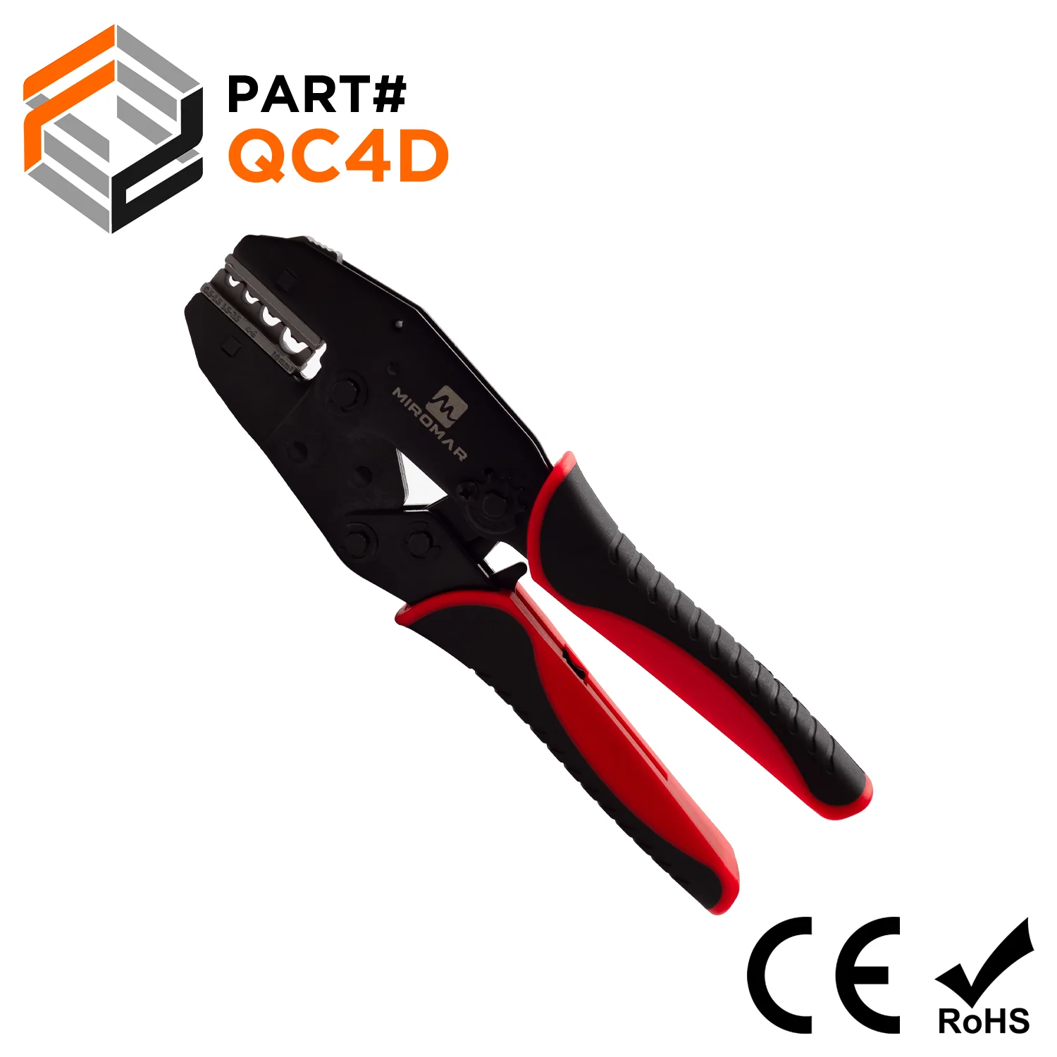 Quick-Change Tool & Die Set for Non-Insulated Terminals (22 to 8 AWG) - QC4D