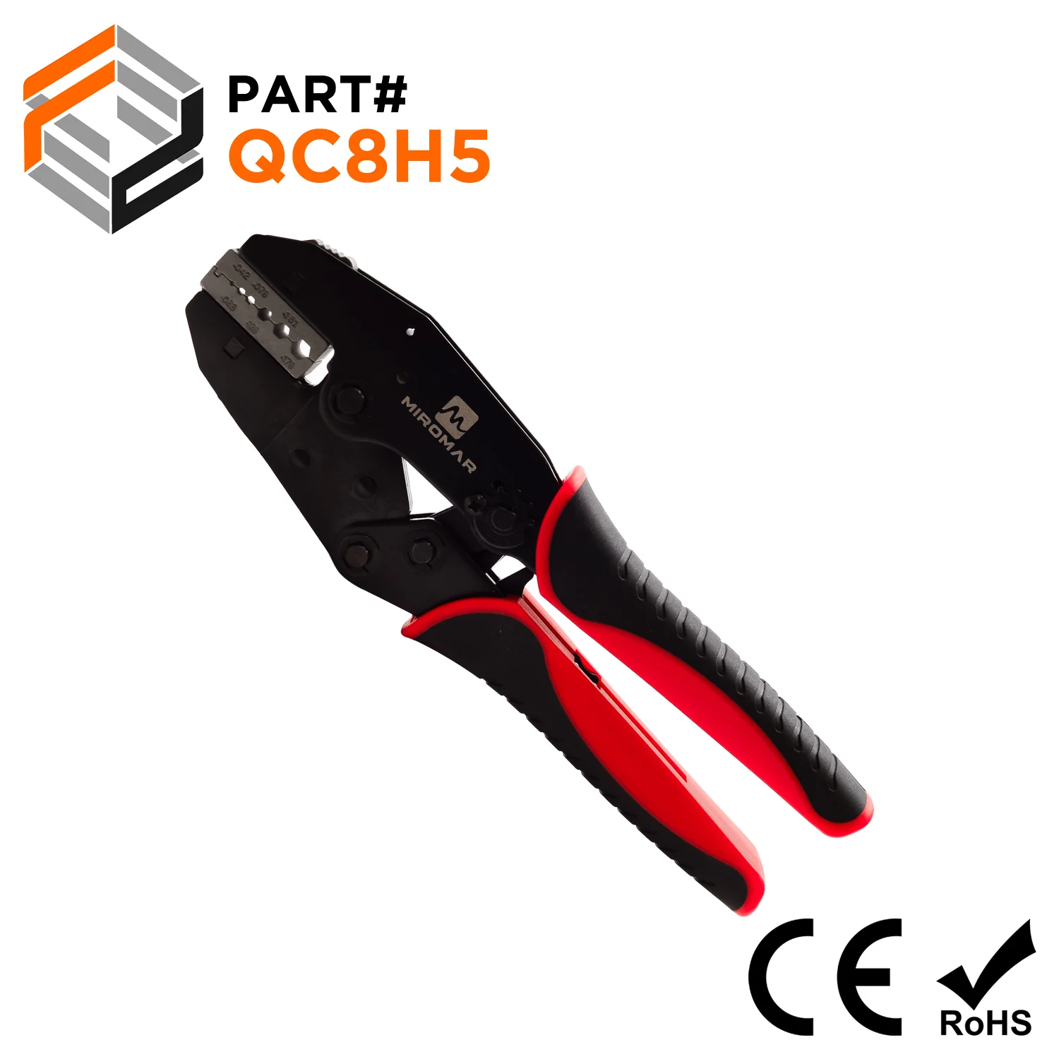 Quick-Change Tool & Die Set for RG Type Coaxial Cable - QC8H5