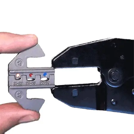 QCD2B1 - Quick-Change Wire Ferrule Crimping Die 4-2AWG - Image 4