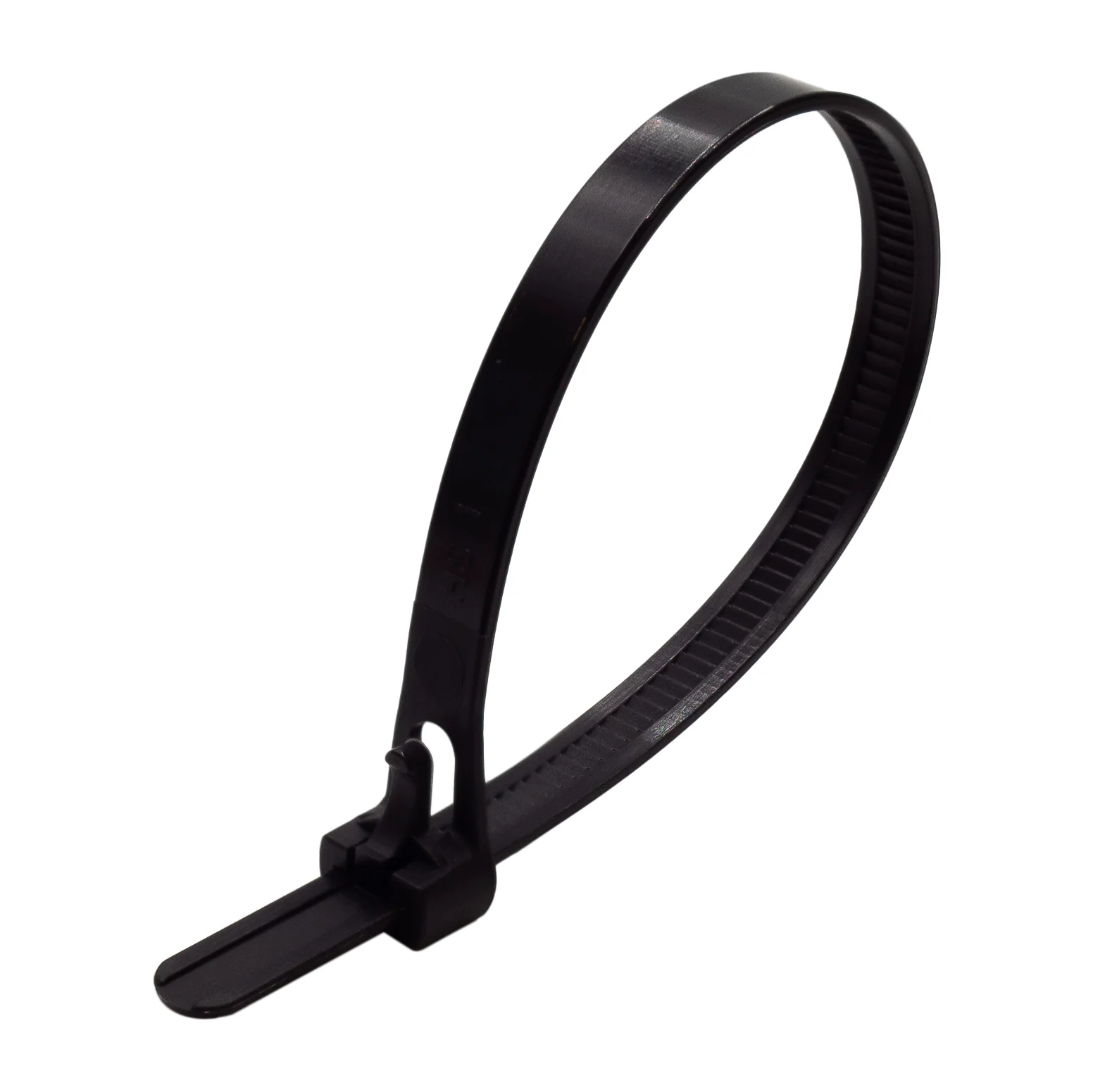 RCT250B - 10" Reusable Cable Ties, 50-lb Tensile, Trigger Release, Black, UV Resistant, UL Recognized, 100-Pack - Image 2