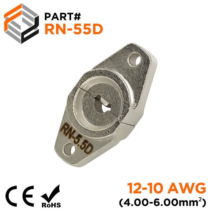 RN-5.5D - Crimping Die for Compression Cable Lugs - 12-10 AWG - Single Indent, 1 Piece