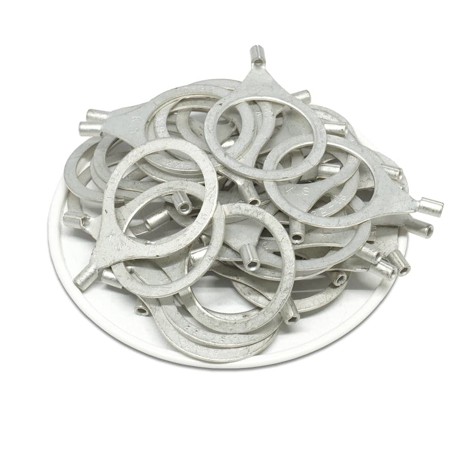 22-16 AWG Non Insulated Ring Terminals, 3/4" Stud, UL Approved, 50 Pieces - RNB1-20 - Image 2