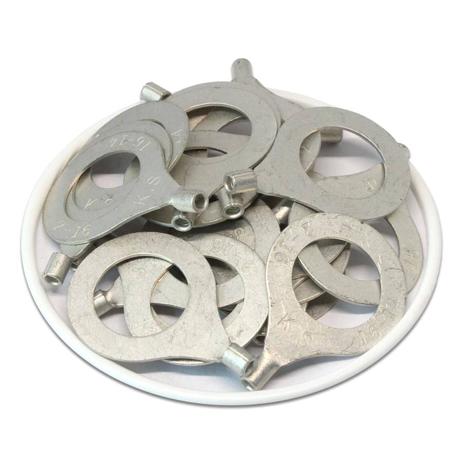 16-14 AWG Non Insulated Ring Terminals, 5/8" Stud, UL Approved, 50 Pieces - RNB2-16 - Image 2