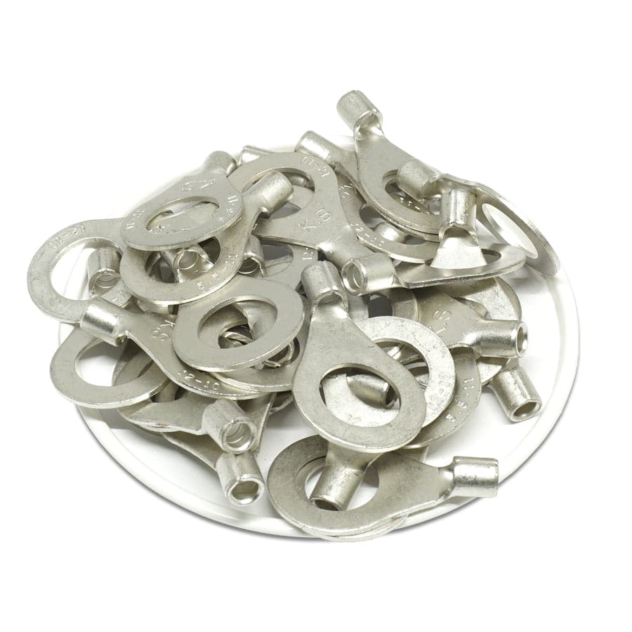 12-10 AWG Non Insulated Ring Terminals, 7/16" Stud, UL Approved, 50 Pieces - RNB5-11 - Image 2