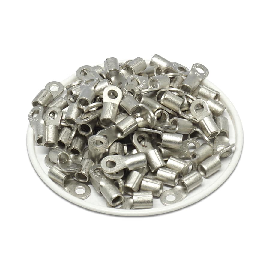 RNB5-12 - 12 to 10 AWG Non Insulated Ring Terminals, 1/2" Stud, UL Approved, 100 Pieces - Image 2
