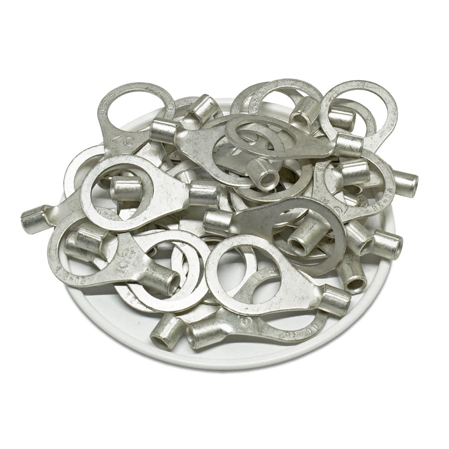 12-10 AWG Non Insulated Ring Terminals, 1/2" Stud, UL Approved, 50 Pieces - RNB5-13 - Image 2
