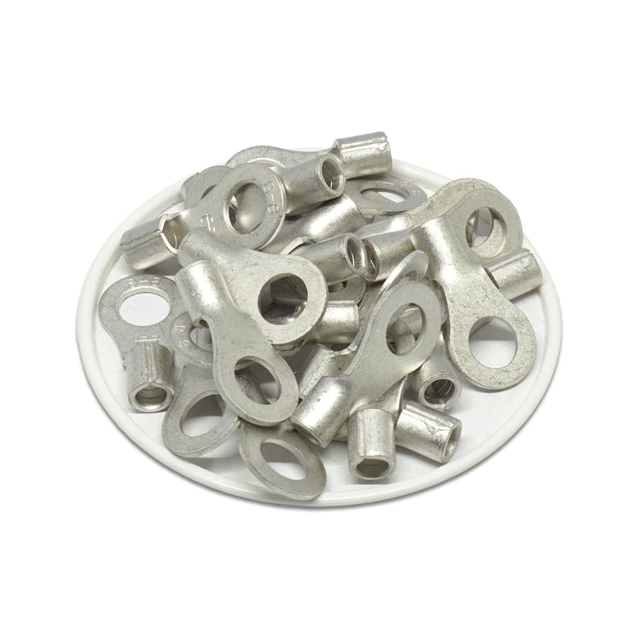 RNB8-8 - 8 AWG Non Insulated Ring Terminals, 5/16" Stud, UL Approved, 25 Pieces - Image 2