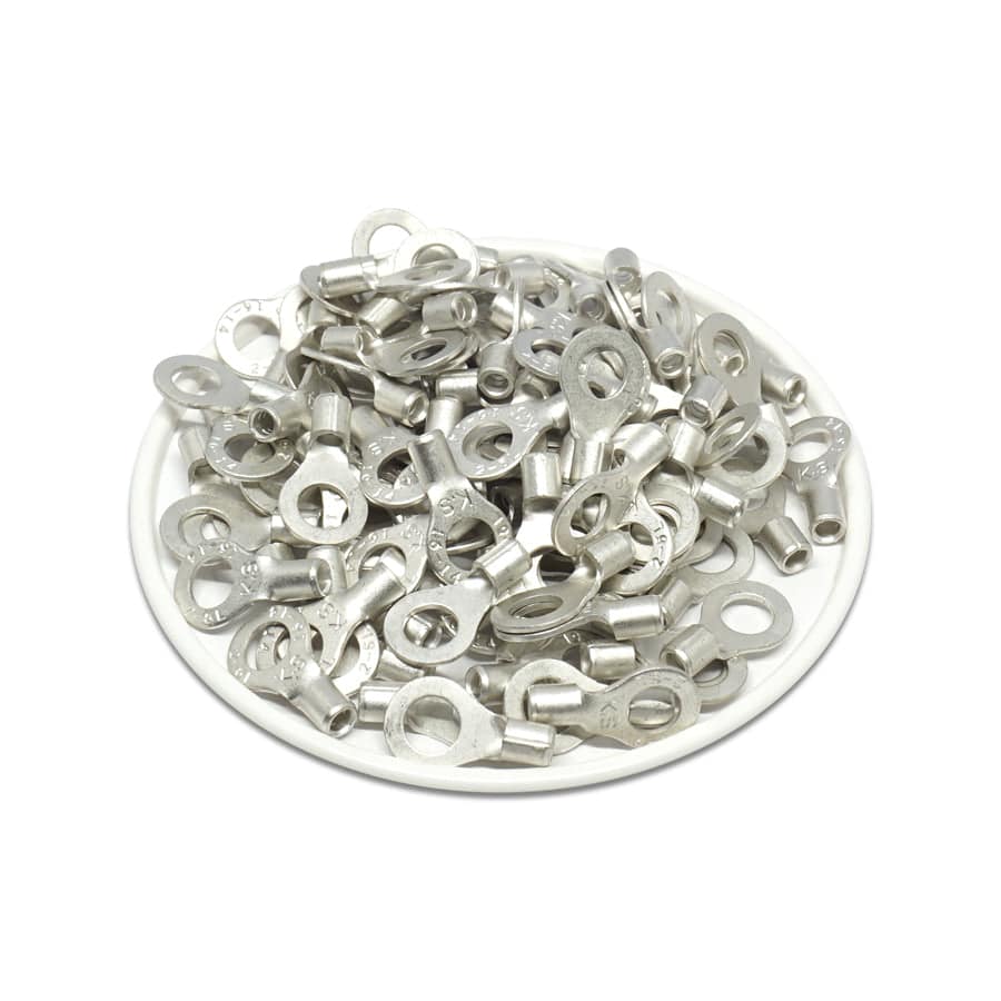 RNBL2-5 - 16 to 14 AWG Non Insulated Ring Terminals, #10 Stud, UL Approved, 100 Pieces - Image 2