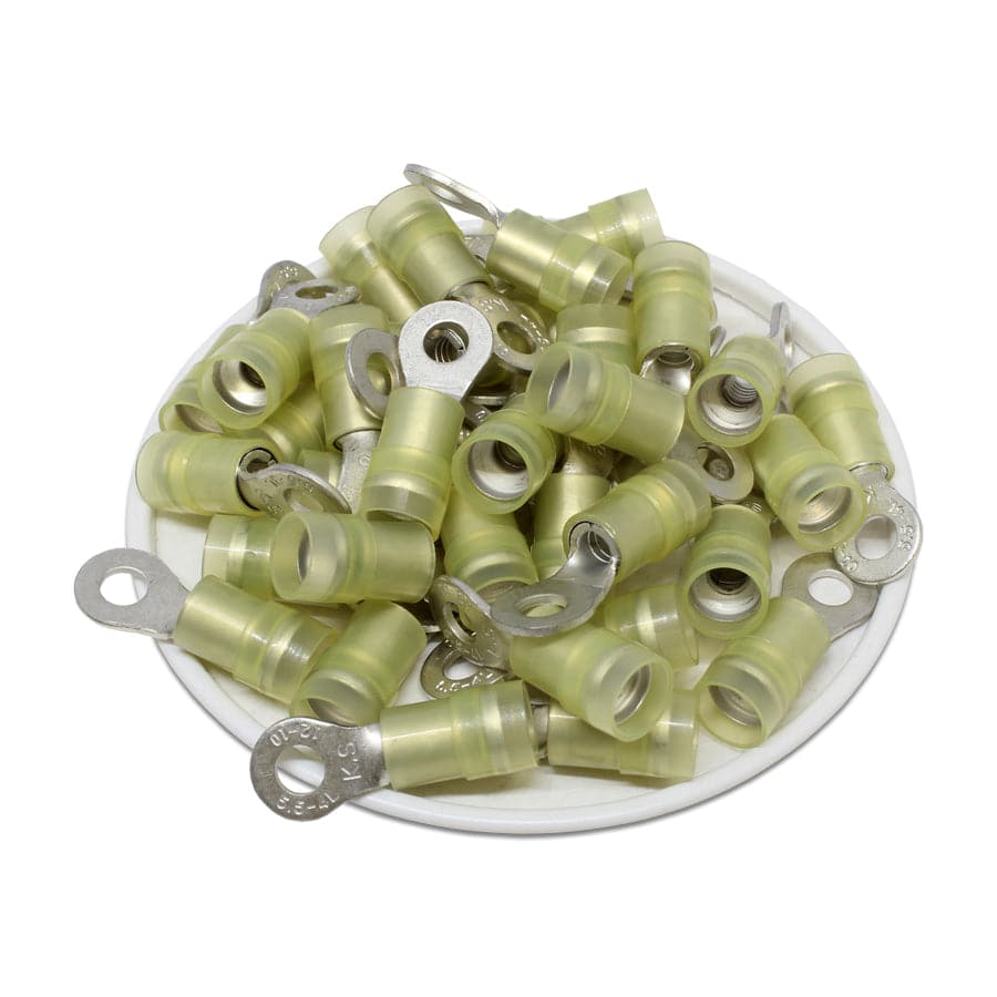 RNYDL5-4 Nylon Ring Terminals - Double Crimp 12-10AWG