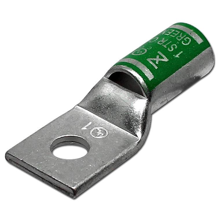 SB114 - 1 AWG Compression Lug, Short Barrel, /4" Stud Size, 1 Piece