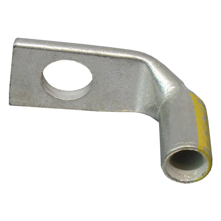 SBF1010 - 90 Degree Short Barrel Compression Lug - 10 AWG - #10 Stud, 1 Piece