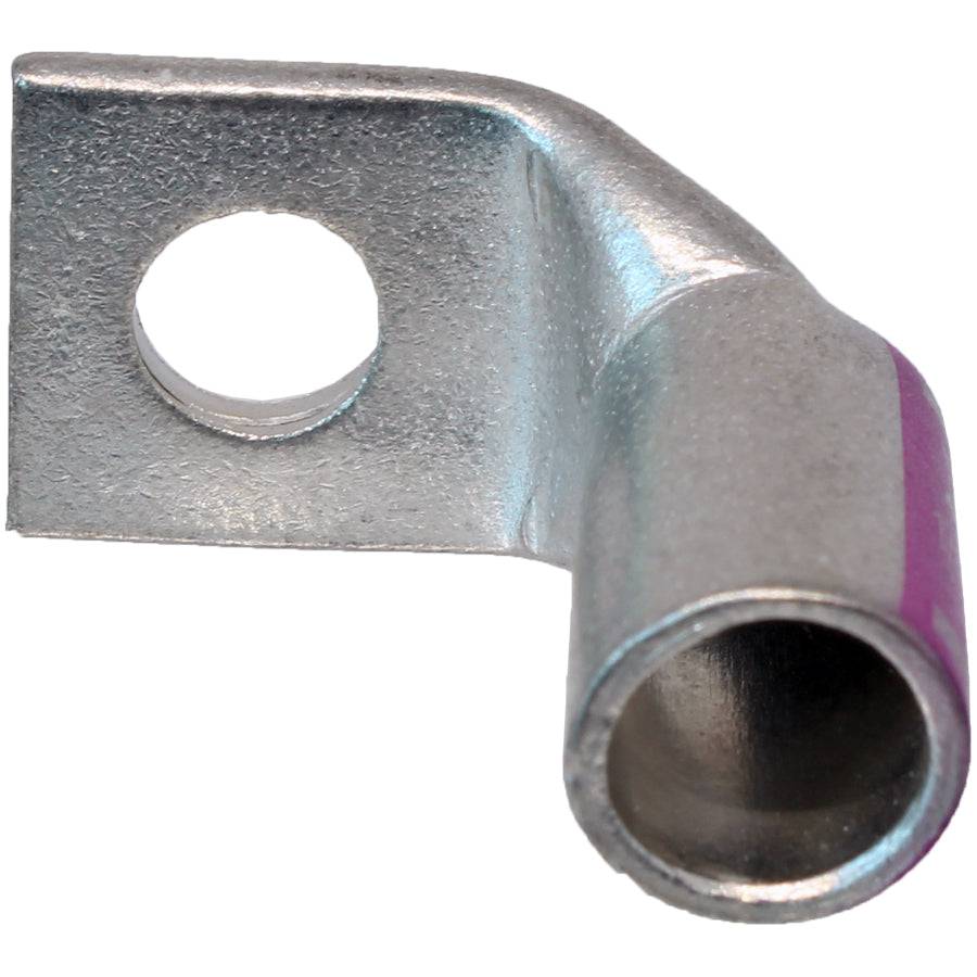 SBF10516 - 90 Degree Short Barrel Compression Lug - 1/0 AWG - 5/16" Stud