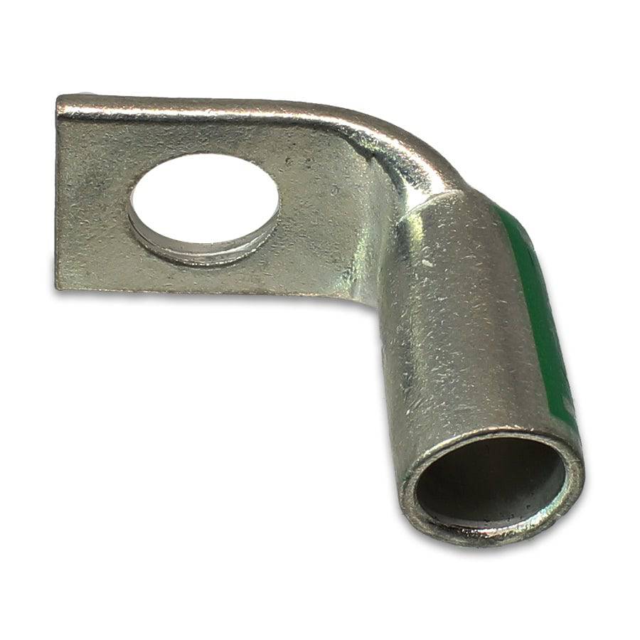 SBF138 - 90 Degree Short Barrel Compression Lug - 1 AWG - 3/8" Stud