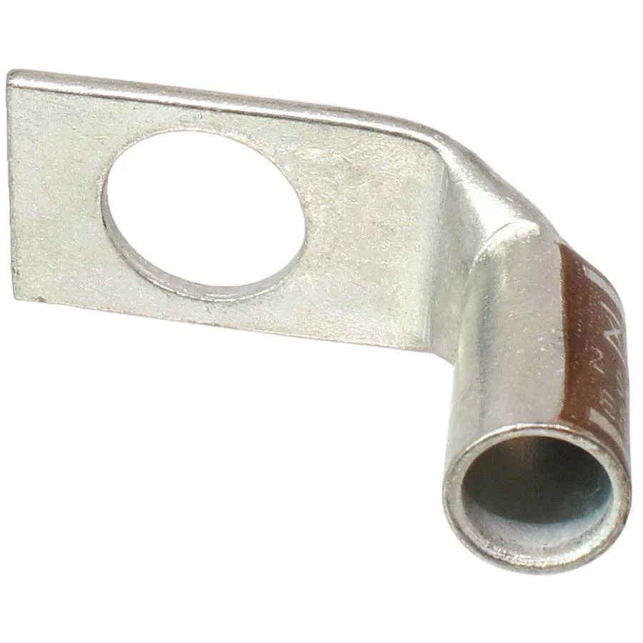 SBF212 - 90 Degree Short Barrel Compression Lug - 2 AWG - 1/2" Stud