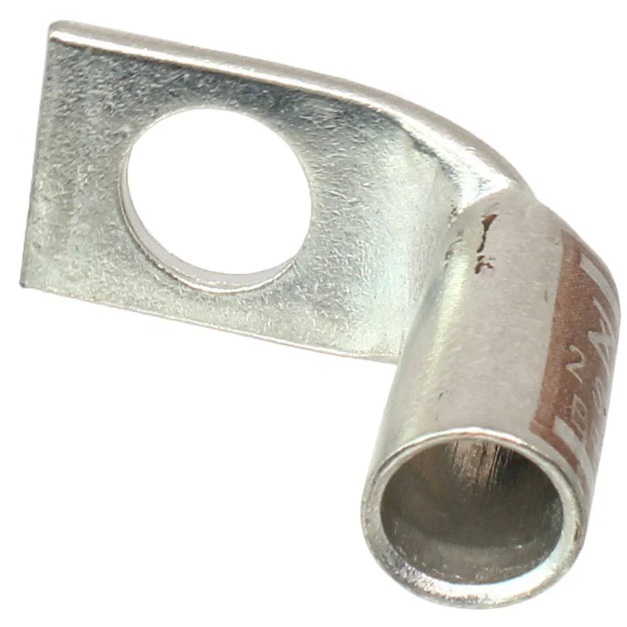 SBF238 - 90 Degree Short Barrel Compression Lug - 2 AWG - 3/8" Stud