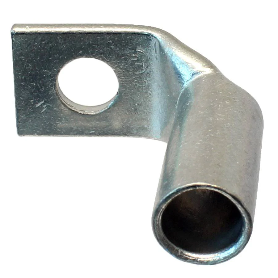 SBF314 - 90 Degree Short Barrel Compression Lug - 3 AWG - 1/4" Stud