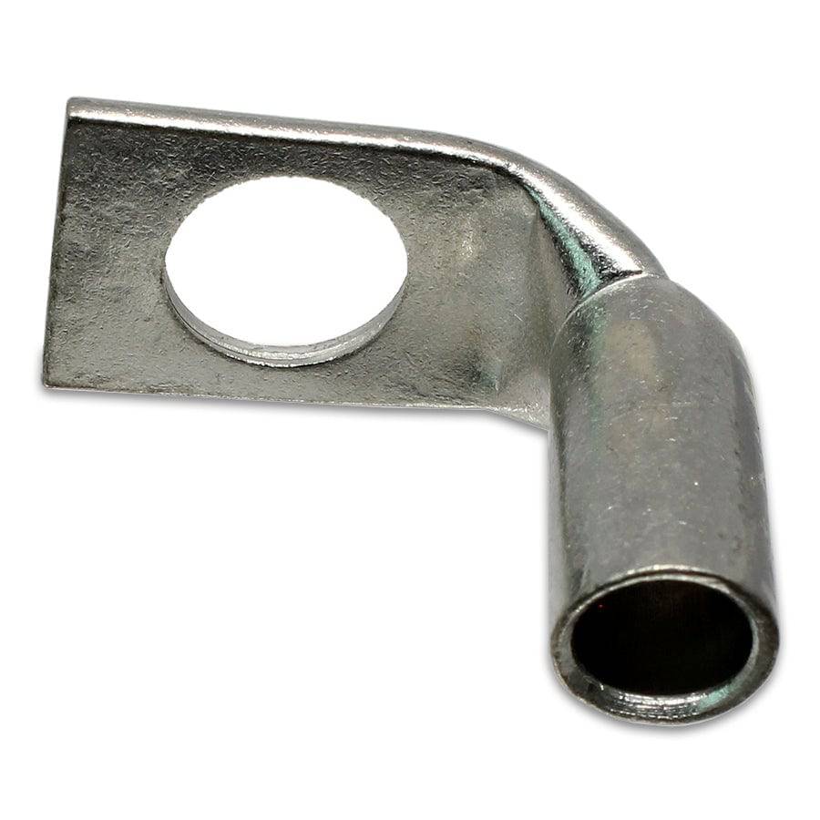 SBF438 - 90 Degree Short Barrel Compression Lug - 4 AWG - 3/8" Stud