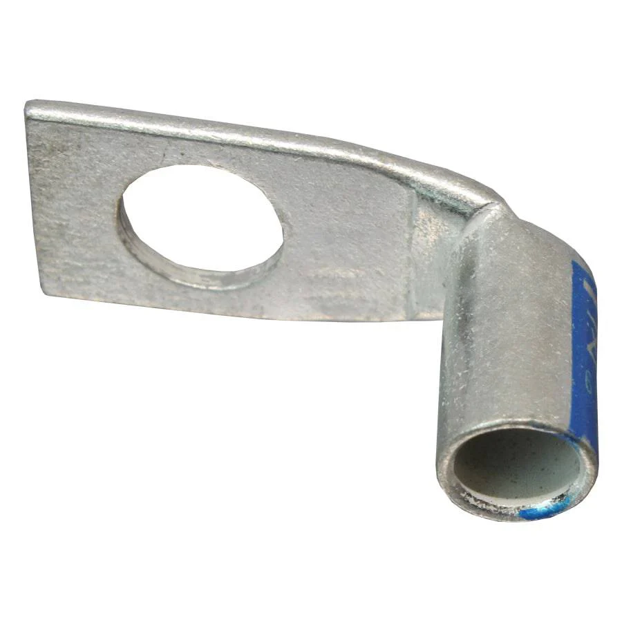 SBF6516 - 90 Degree Short Barrel Compression Lug - 6 AWG - 5/16" Stud, 1 Piece