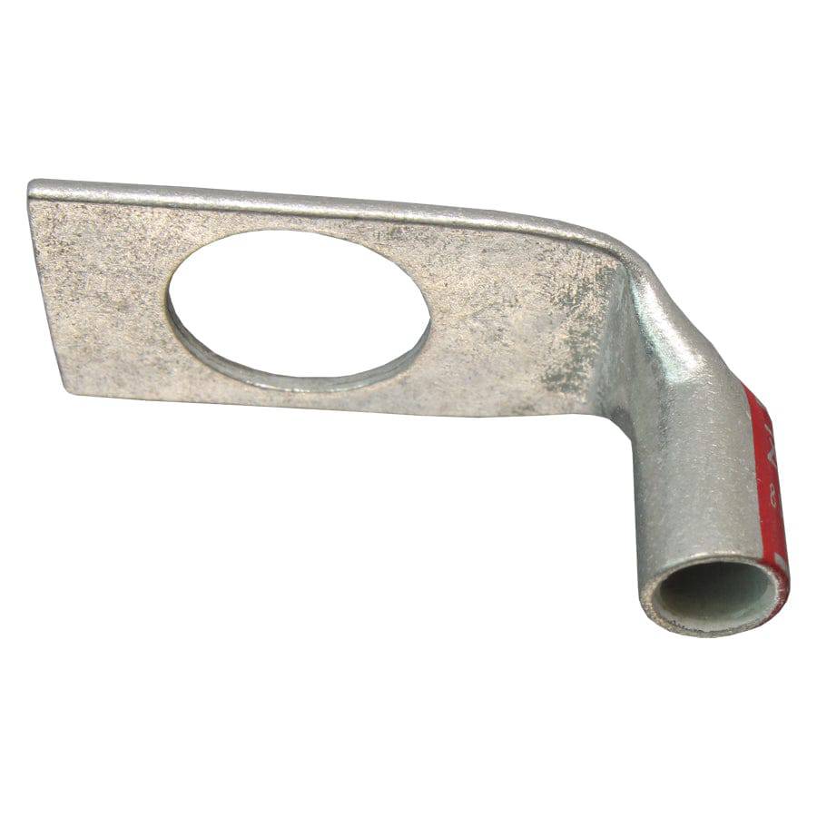 SBF812 - 90 Degree Short Barrel Compression Lug - 8 AWG - 1/2" Stud, 1 Piece