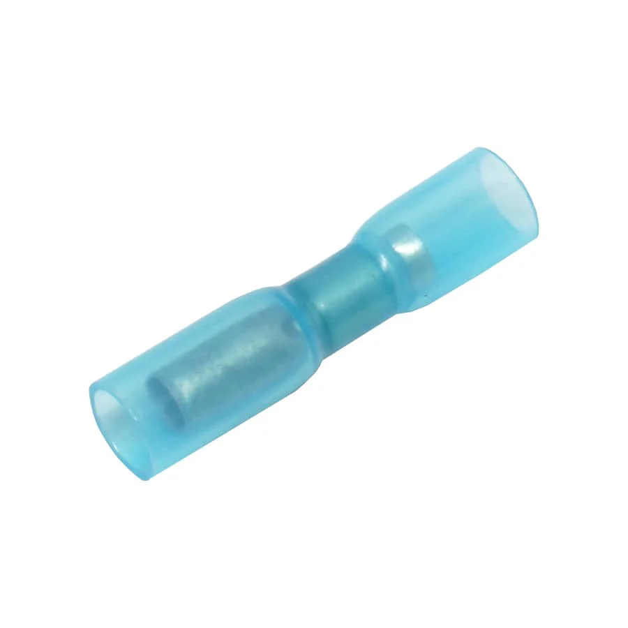 SBTF101-4 - Polyethylene Heat Shrink Female Bullet - 4mm - 16-14 AWG - Blue - Image 2