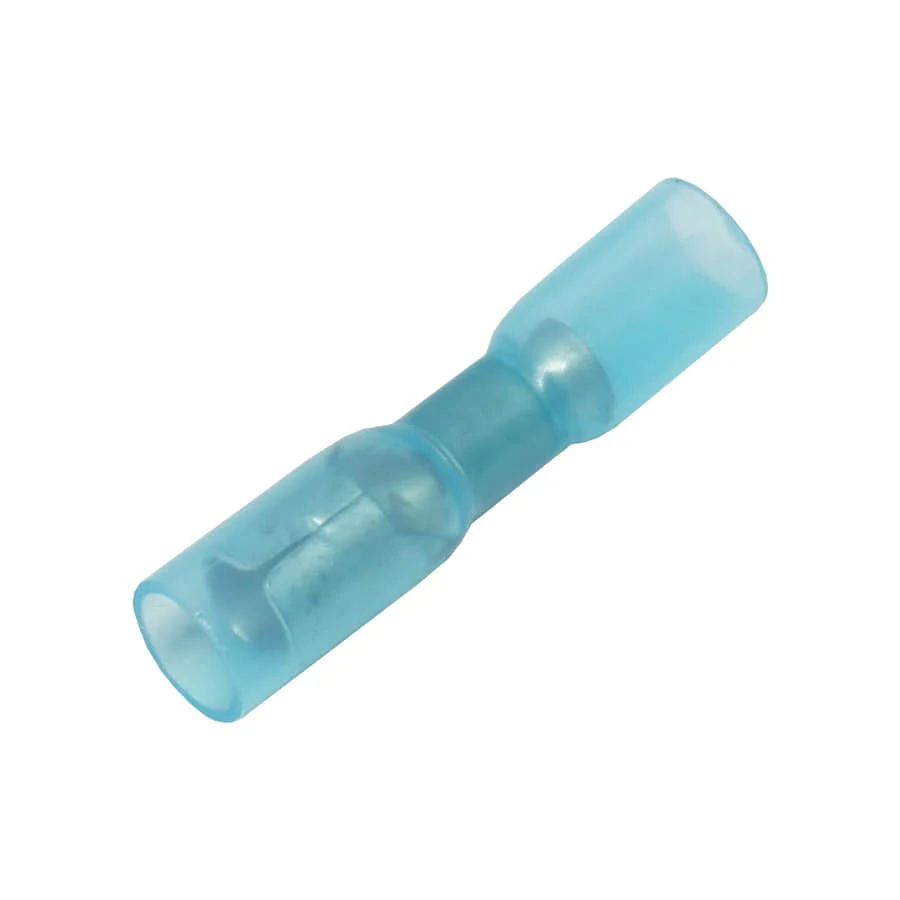 SBTF101-5 - Polyethylene Heat Shrink Female Bullet - 5mm - 16-14 AWG - Blue - Image 2
