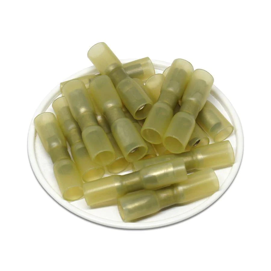 SBTF102-4 - 12 to 10 AWG Heat Shrink Bullet Connectors, Female, Size: 0.16", Polyethylene, Yellow, 25 Pieces - Image 2