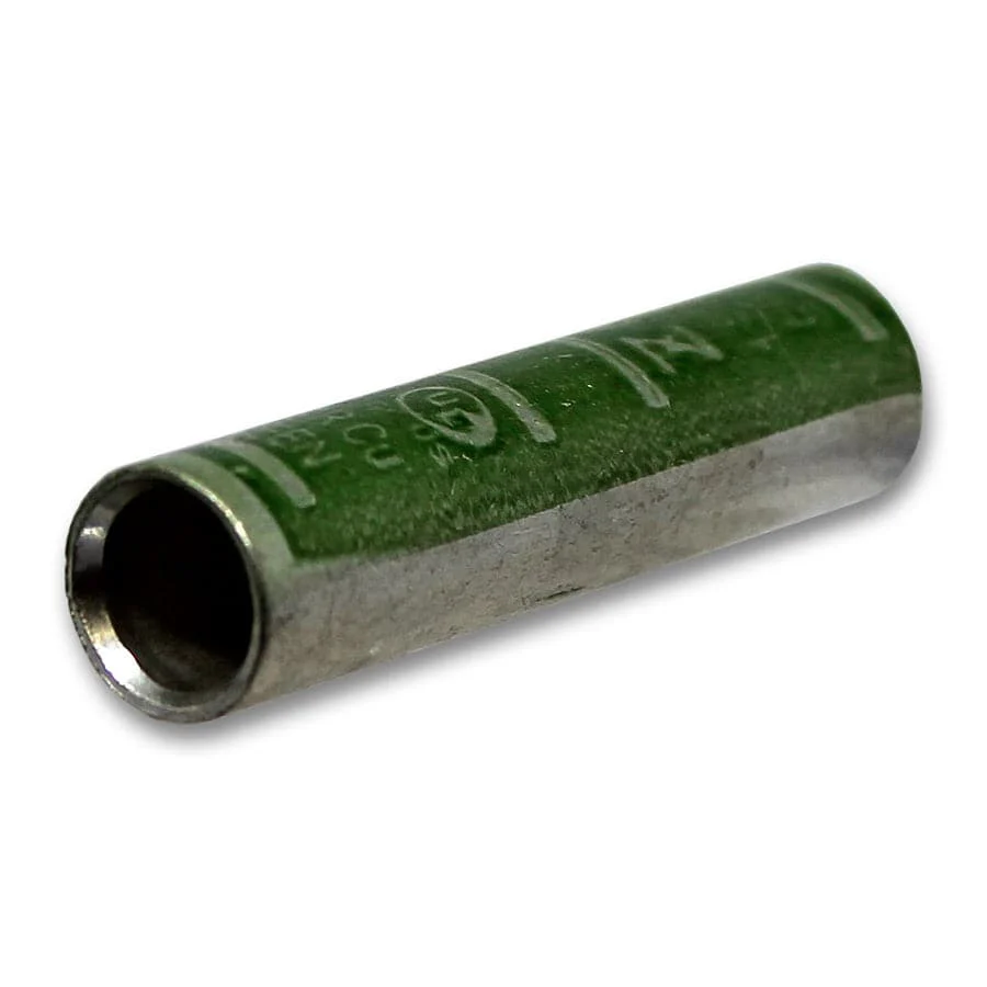 SC1 - 1 AWG Copper Compression Splice Connectors, Short Barrel, Green, 1 Piece