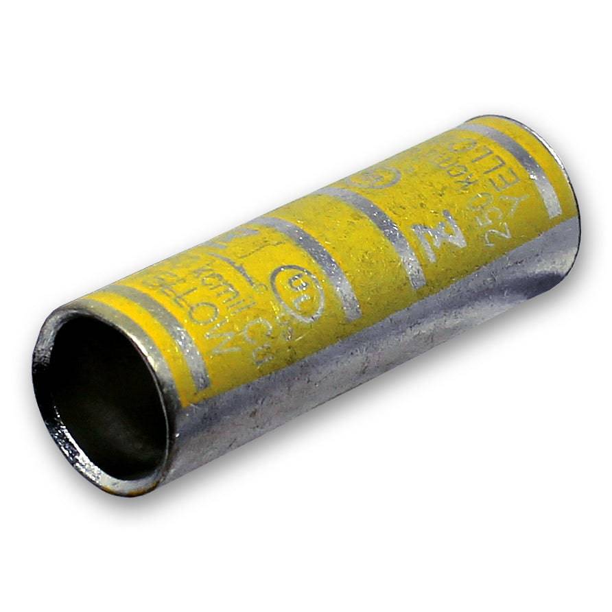 SC250 - 250 MCM Copper Compression Splice Connectors, Short Barrel, Yellow, 1 Piece