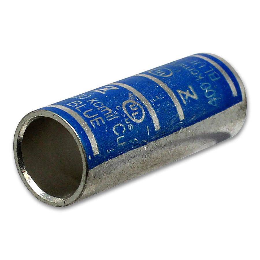 SC400 - 400 MCM Copper Compression Splice Connectors, Short Barrel, Blue, 1 Piece
