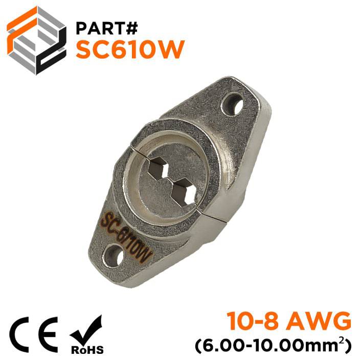 SC610W - Crimping Die for Compression Cable Lugs - 10-8 AWG - Hexagonal Profile, 1 Piece