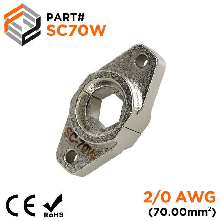 SC70W - Crimping Die for Compression Cable Lugs - 2/0 AWG - Hexagonal Profile