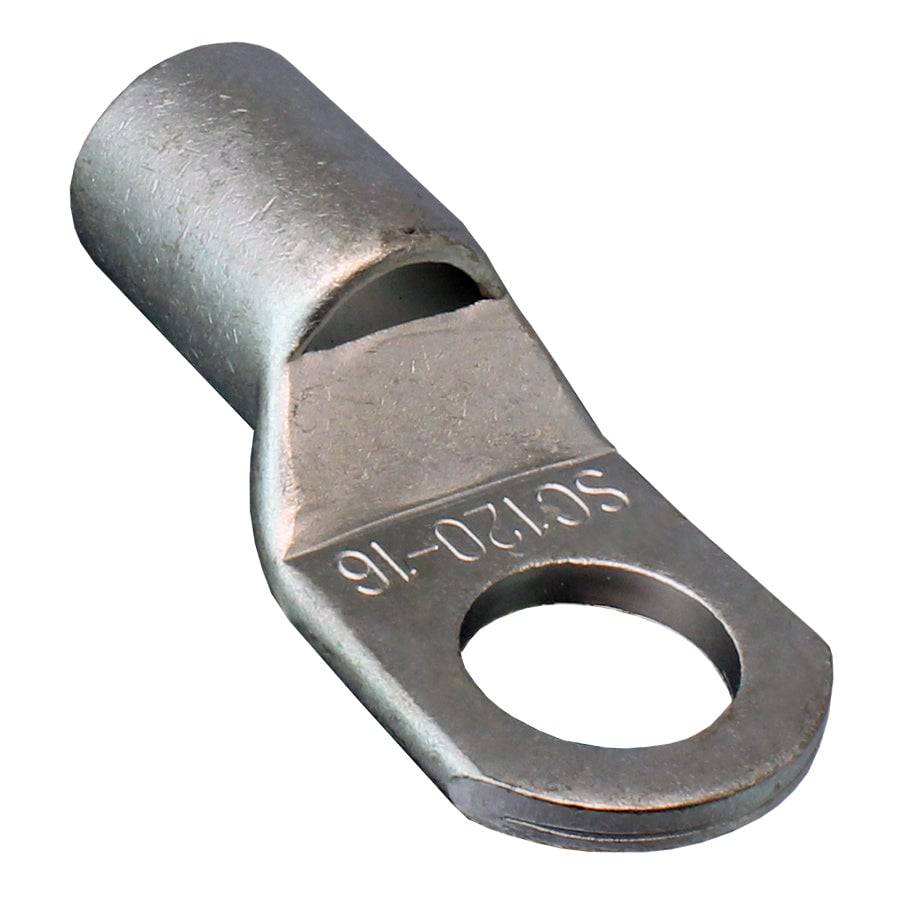 SCH12016 - 4/O AWG Non Insulated Tubular Ring Lugs, 5/8" Stud, 5 Pieces