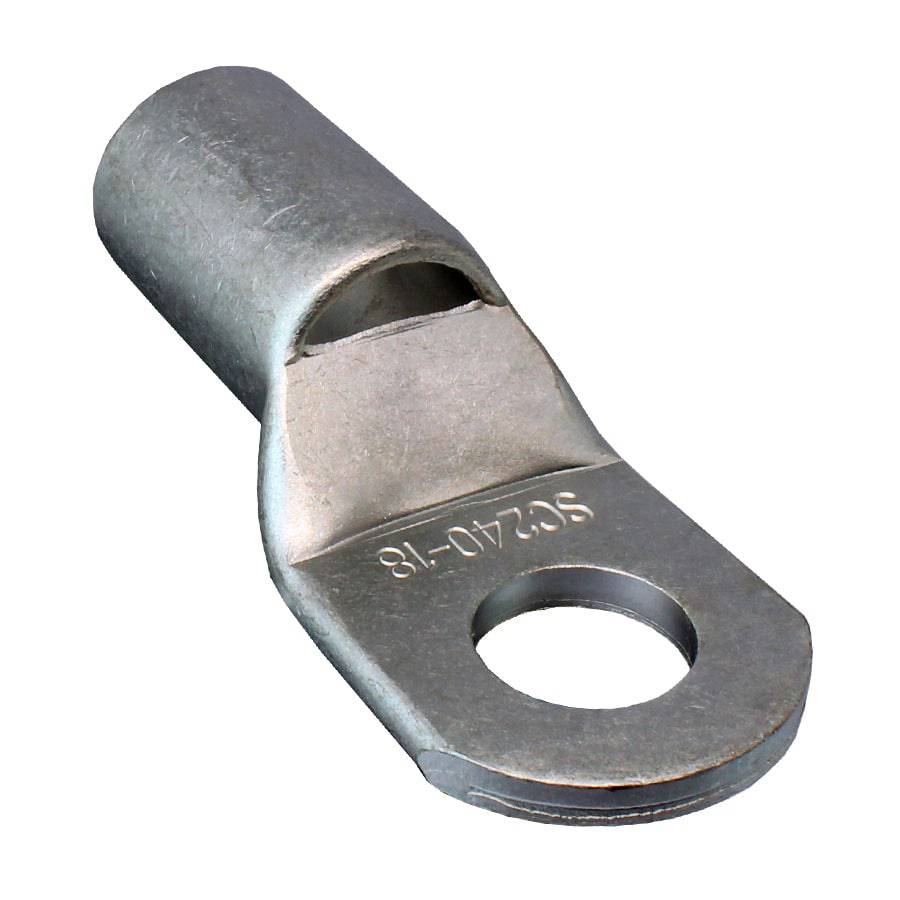 SCH24018 - 400 MCM Non Insulated Tubular Ring Lugs, 11/16" Stud, 5 Pieces