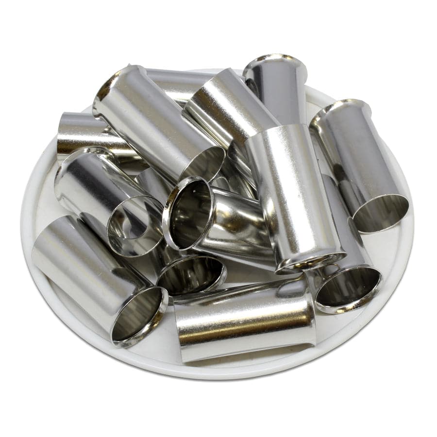 SF670030 - 2/0 AWG (Small Diameter) Non Insulated Wire Ferrules, 30mm Pin, 50 Pieces