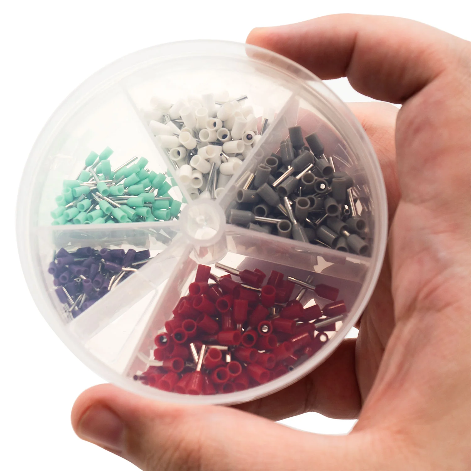 SK2418D - 24 to 18 AWG Single Insulated Wire Ferrules Mini Kit, 500 Pieces, Series D, 1 Kit - Image 3